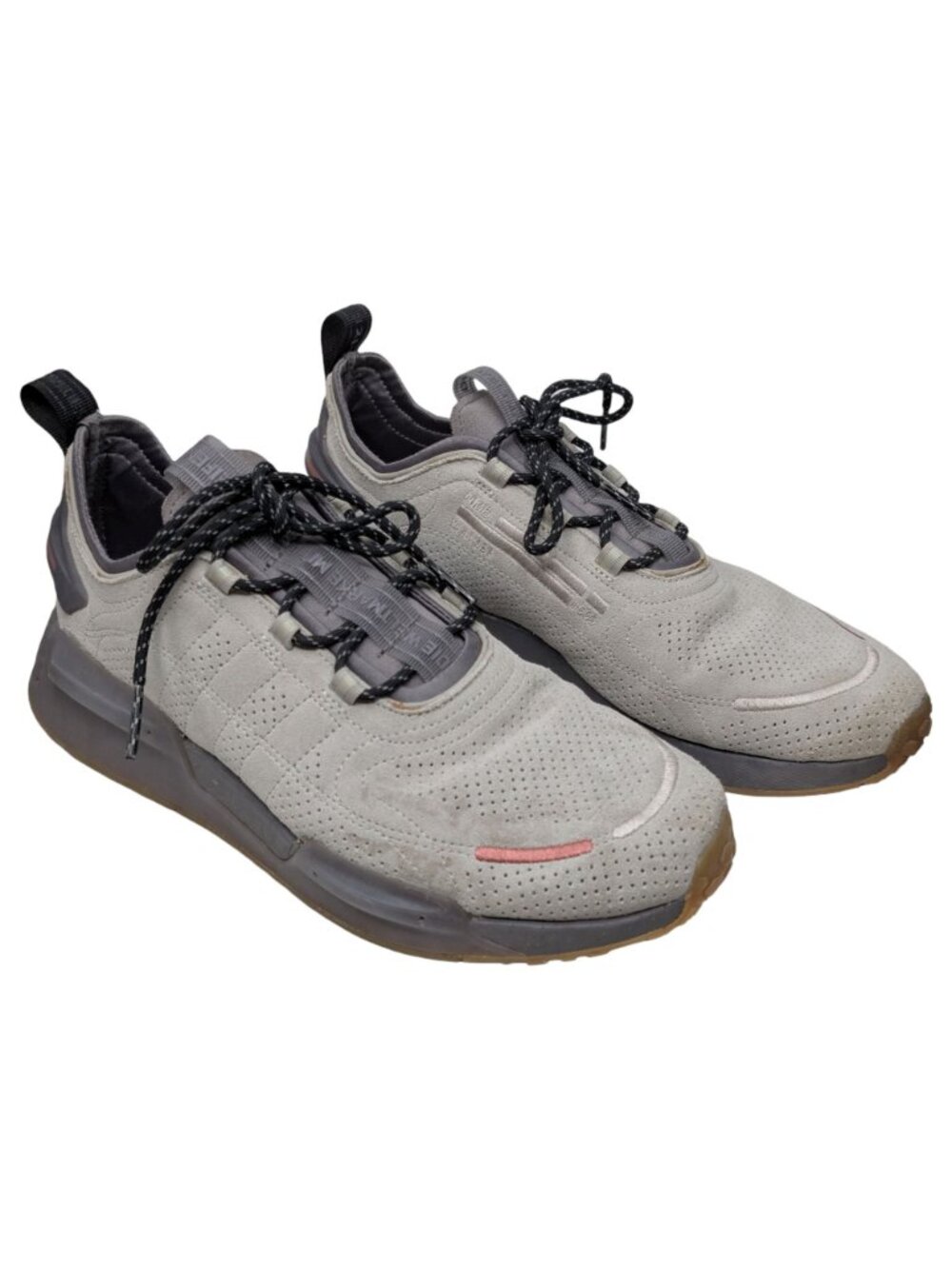Adidas NMD R1 V3 Shoes Mens Metal Grey GX2091 Lace Up Sneakers Size 9.5 - Picture 5 of 11